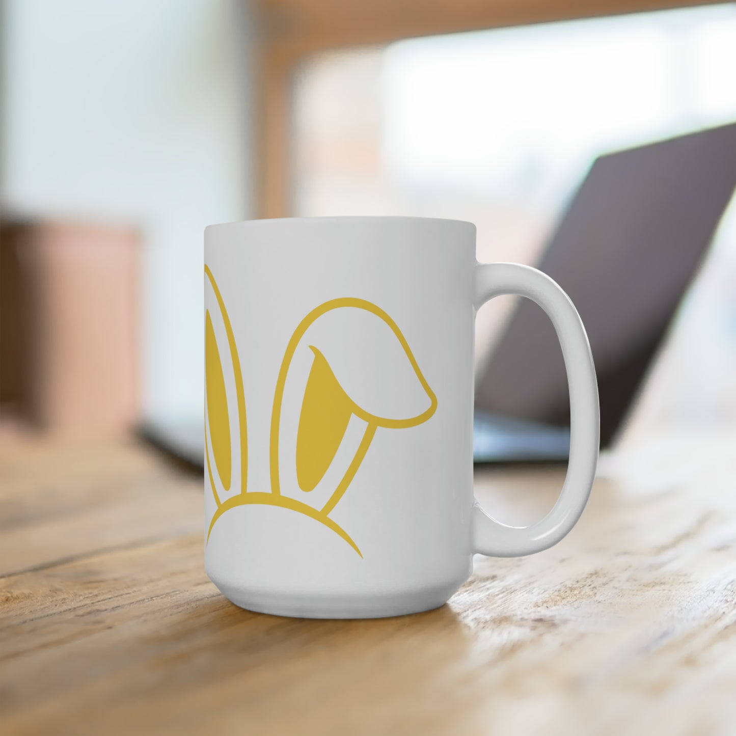 Yellow Bunny Mug 15 OZ