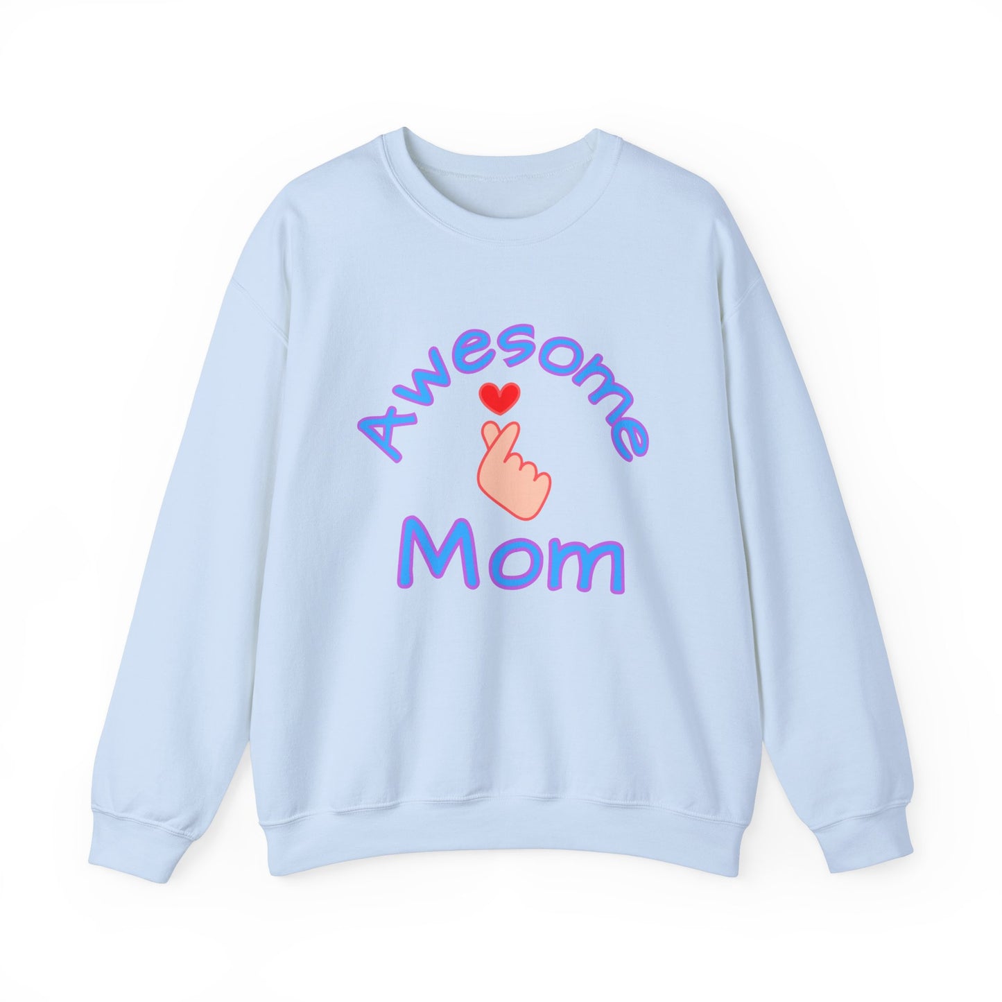 Awesome Mom Korean Finger heart Unisex Sweatshirt