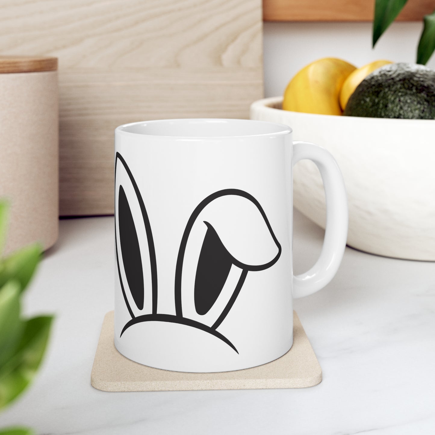 Black Bunny Mug 11OZ