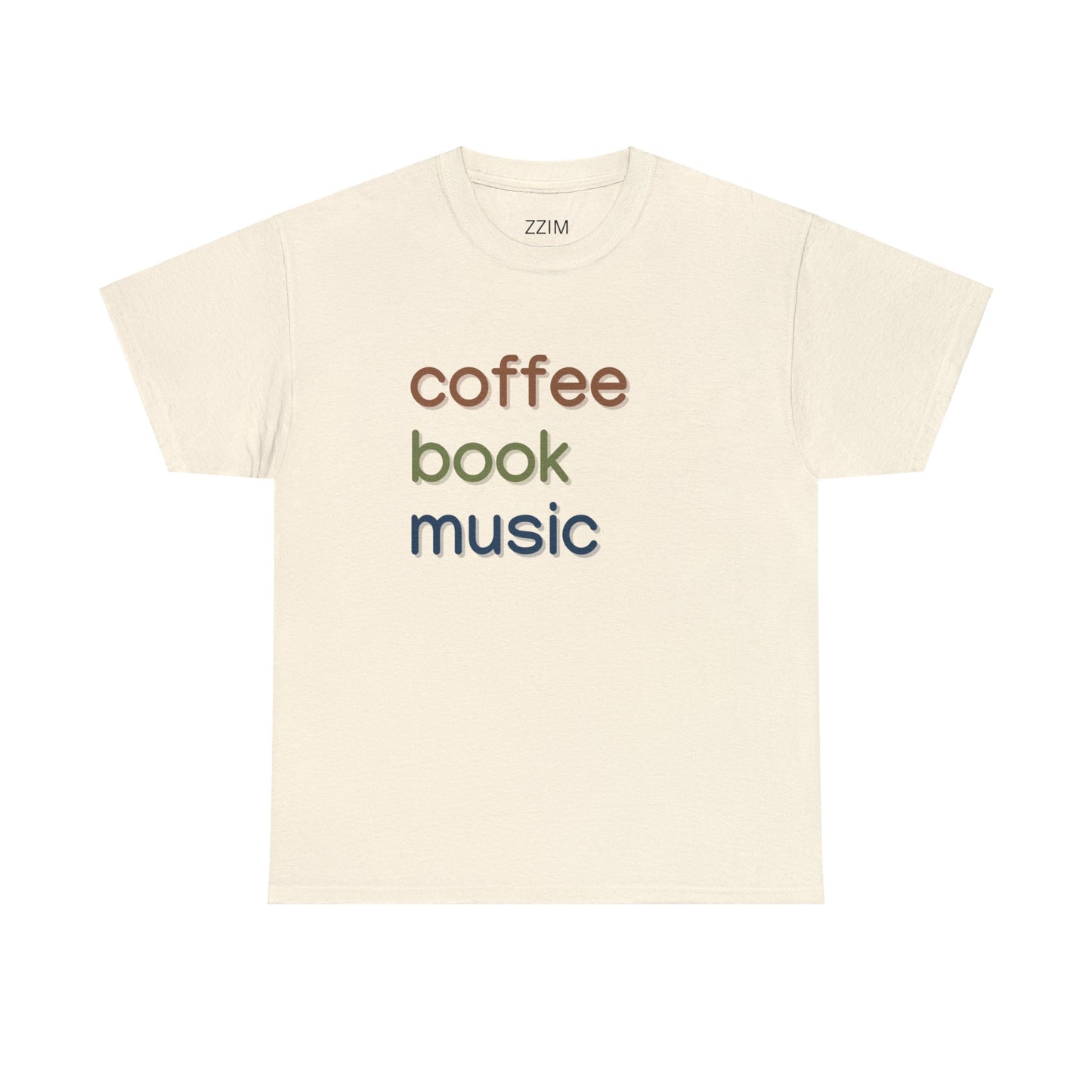 coffee letter T shirt