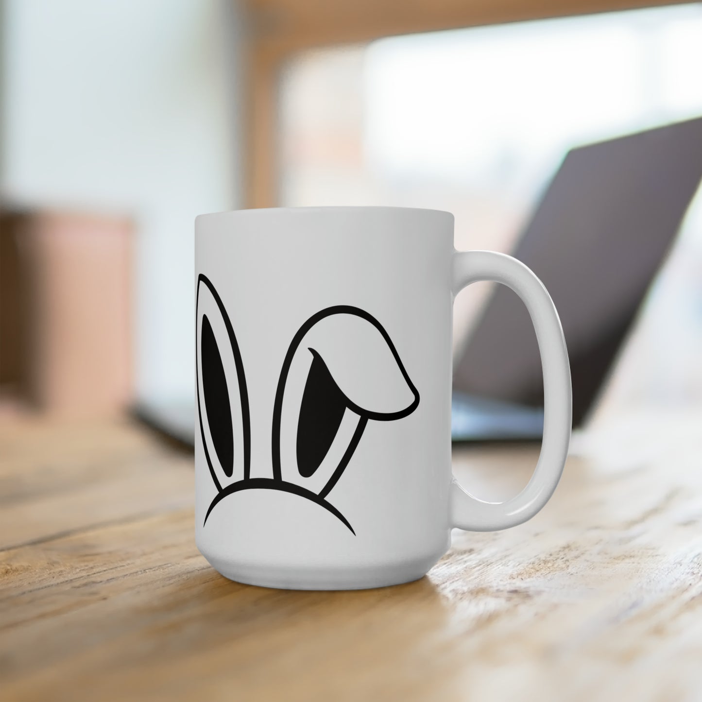 Black Bunny Mug 15OZ