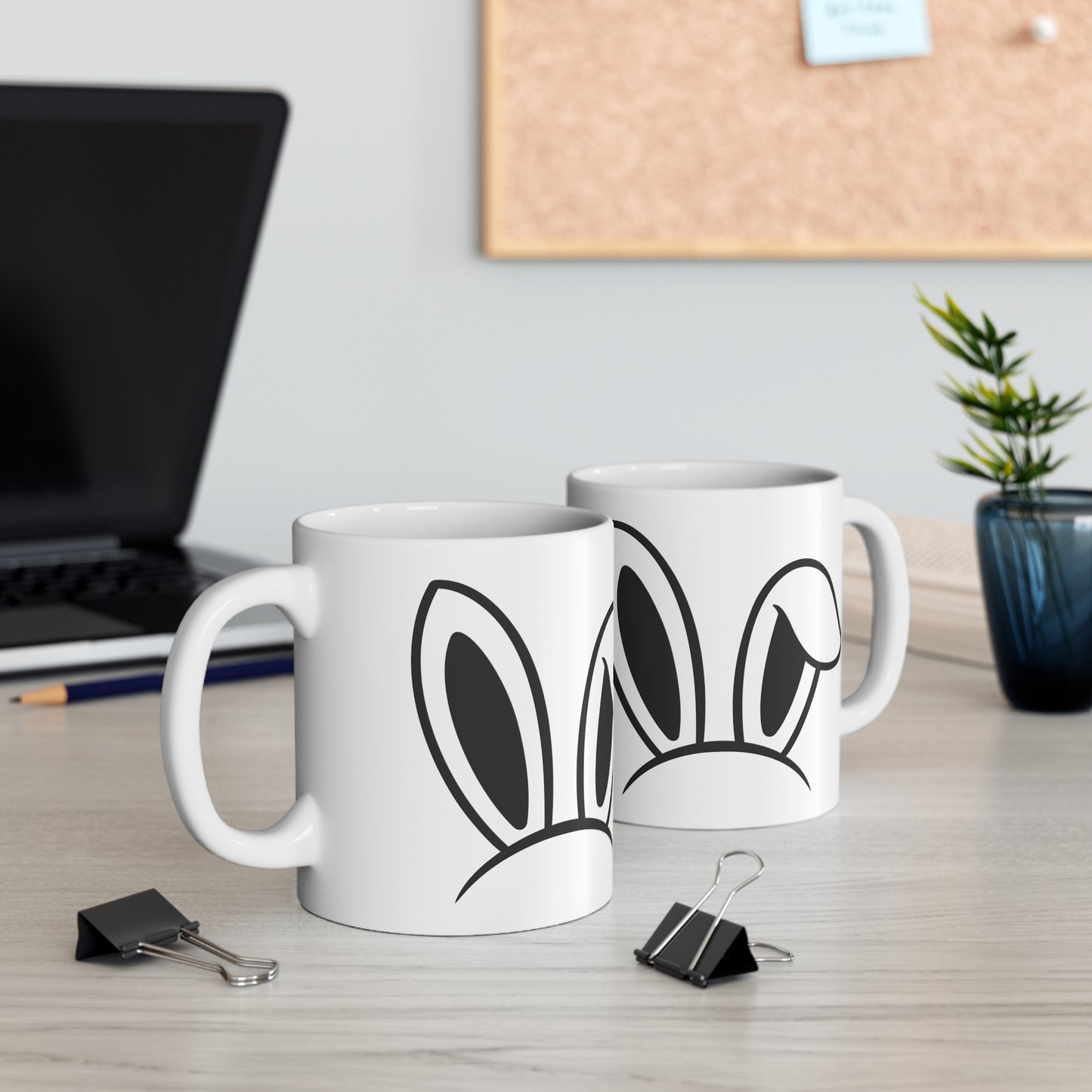 Black Bunny Mug 11OZ