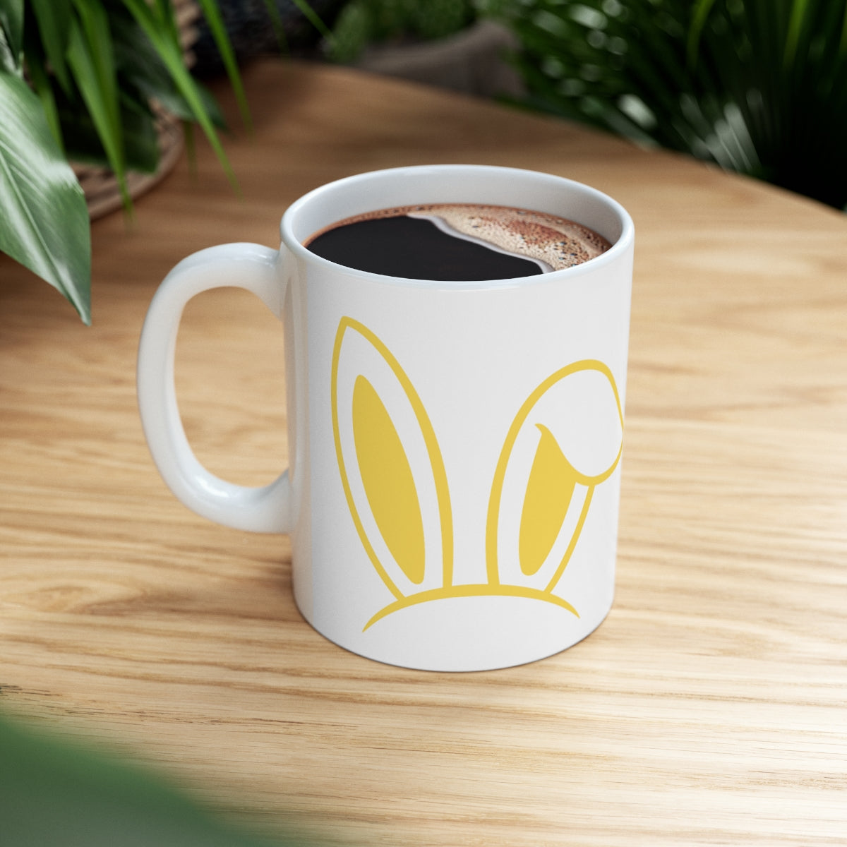 Yellow Bunny Mug 11 OZ