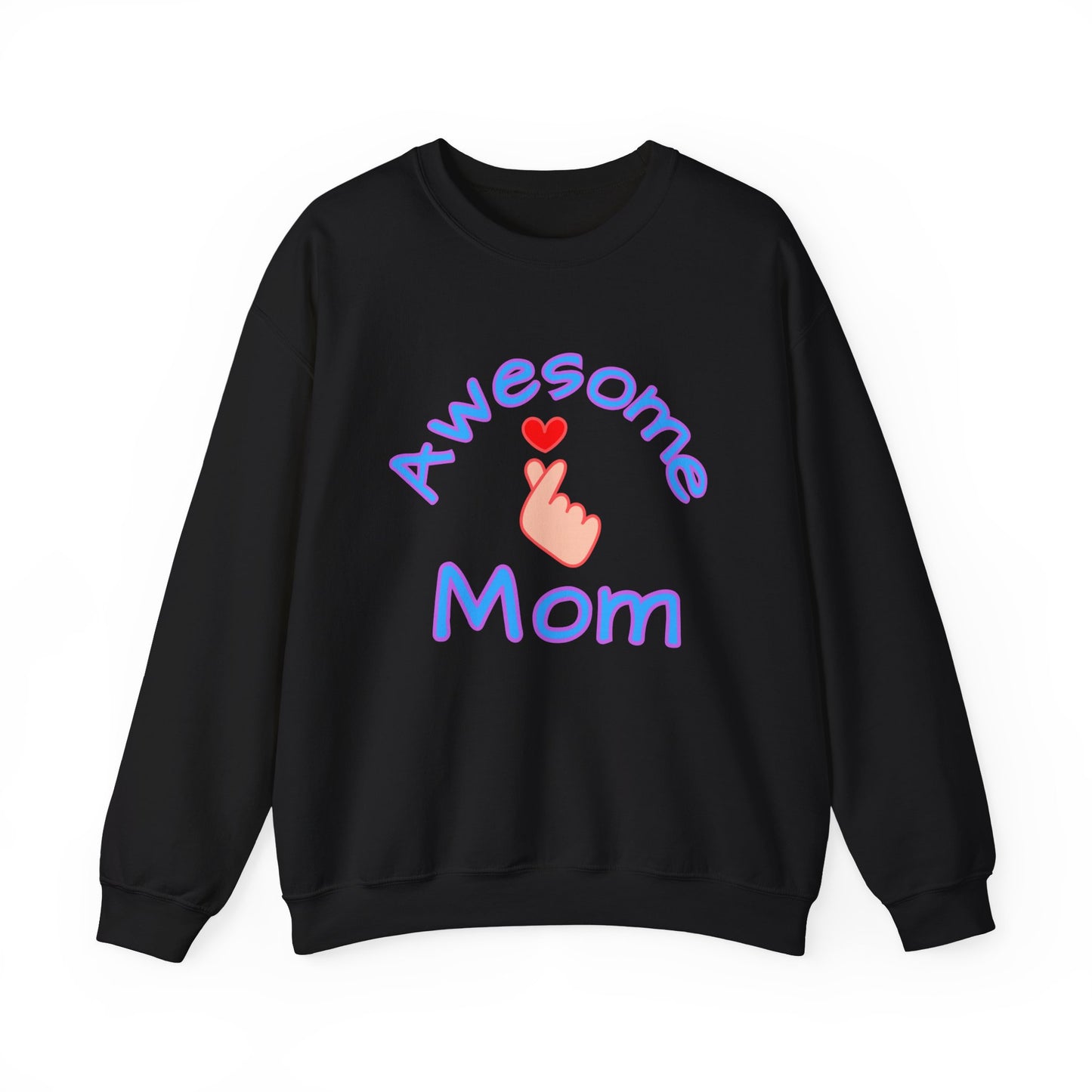 Awesome Mom Korean Finger heart Unisex Sweatshirt