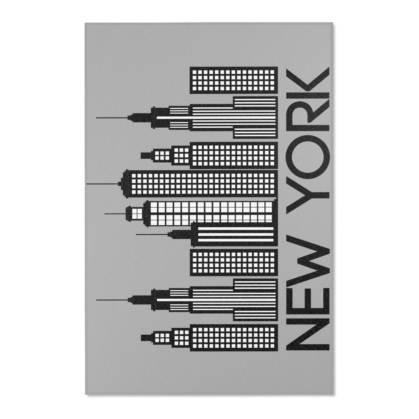 New York Area Rugs Grey