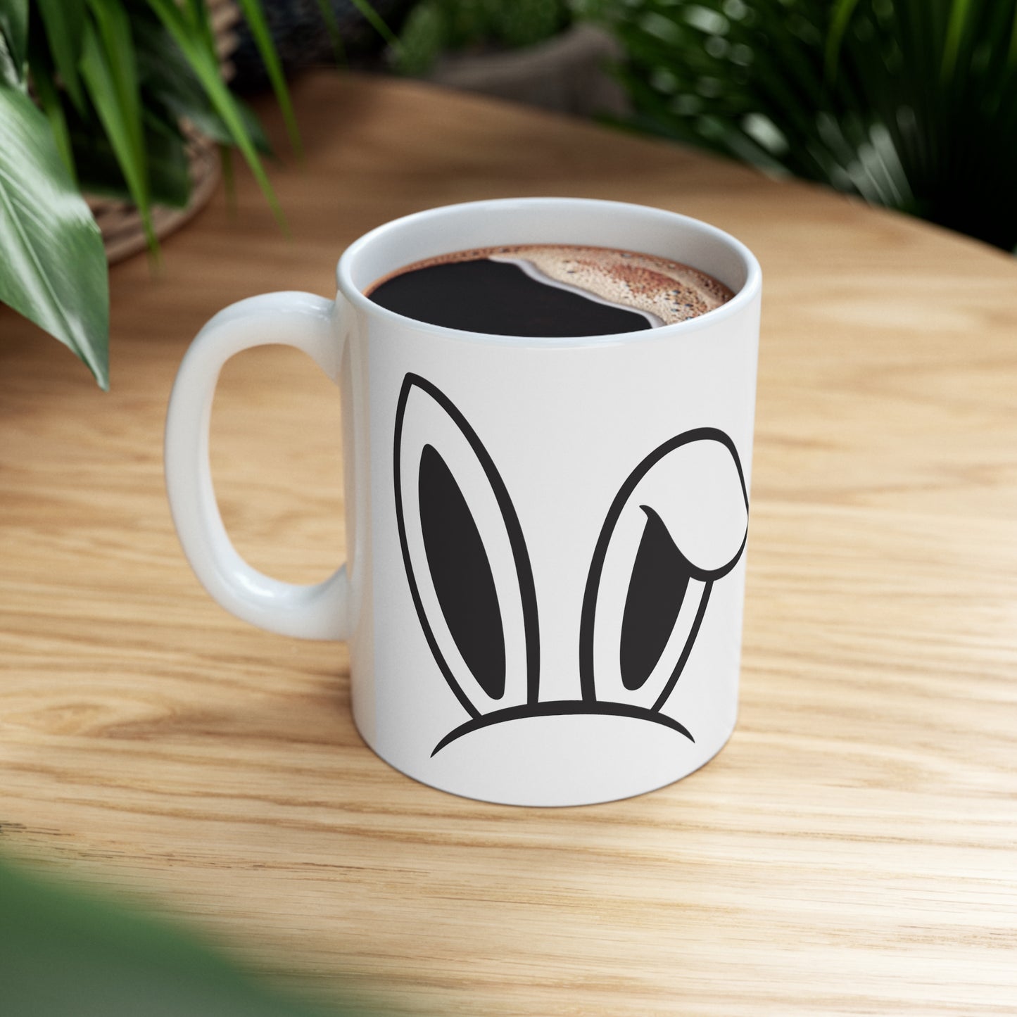 Black Bunny Mug 11OZ