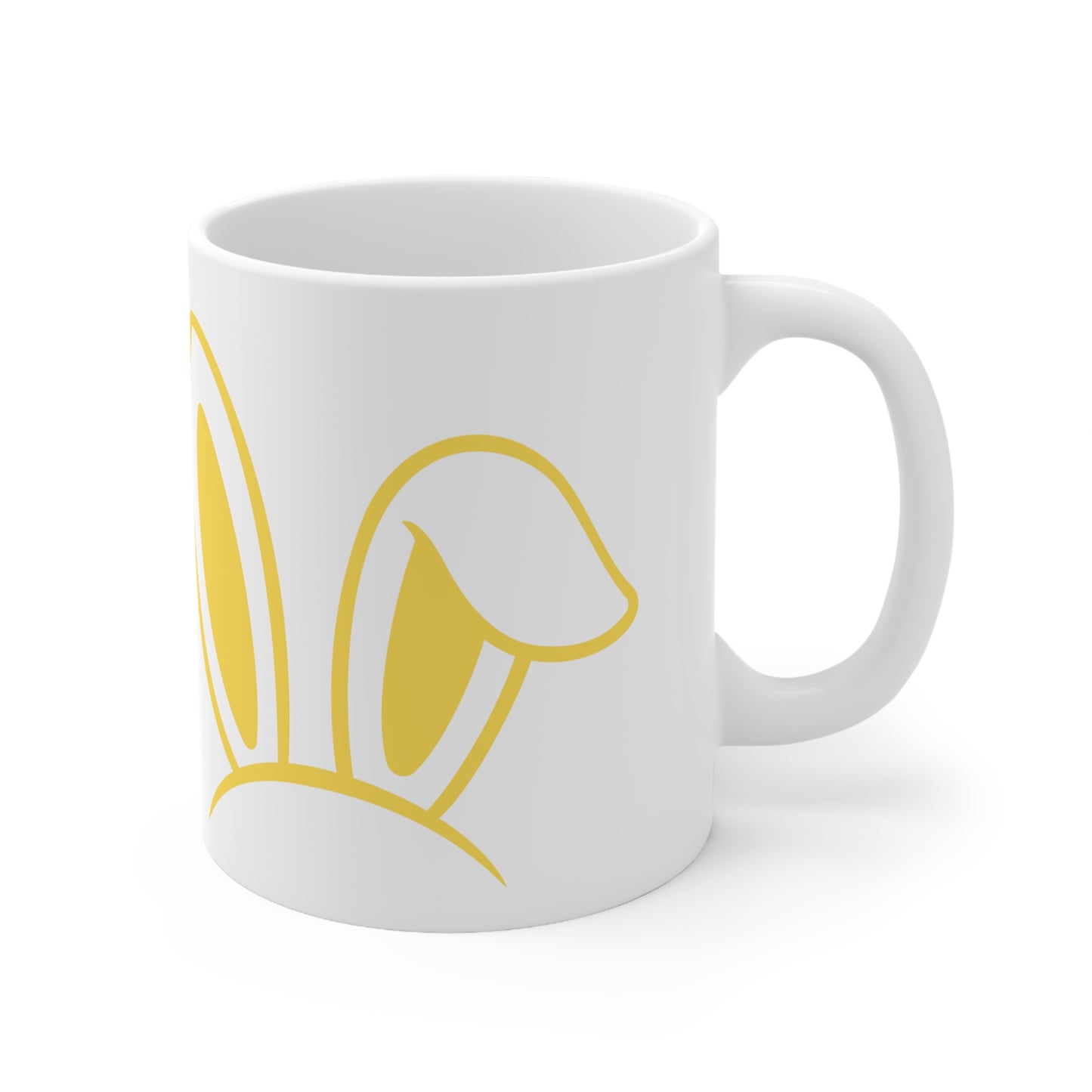 Yellow Bunny Mug 11 OZ